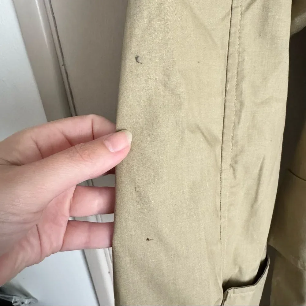 Burberry Tan Heritage Cotton Belted Trench Coat - Picture 10 of 11